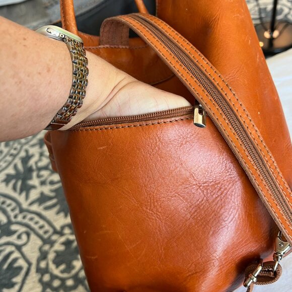 Aniuk backpack made in Italy, Leather, \